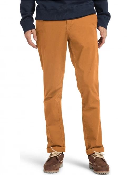 Timberland Stretch Twill Chino Pant férfi chino nadrág barna színben 4