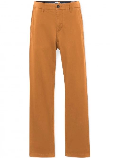 Timberland Stretch Twill Chino Pant férfi chino nadrág barna színben 7