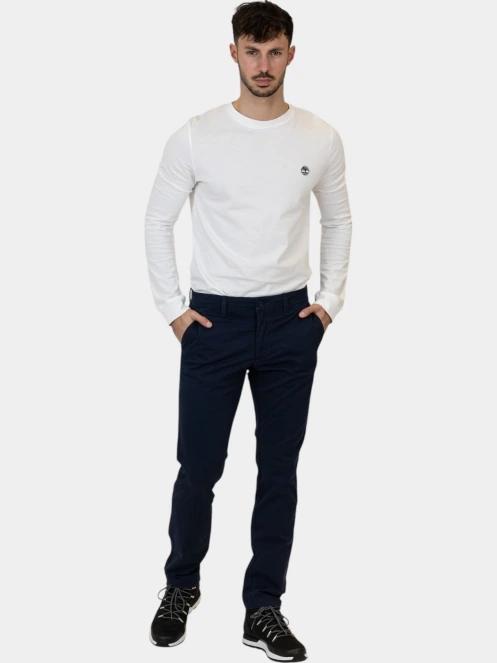 Timberland Twill Chino Pant férfi chino nadrág sötétkék színben 6