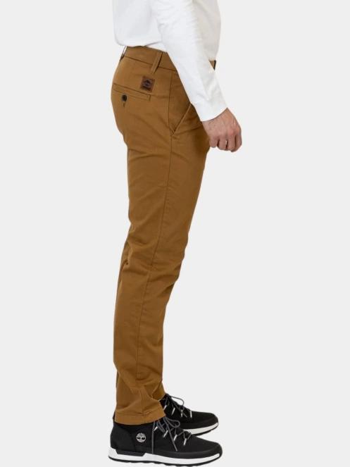 Timberland Twill Chino Pant férfi chino nadrág barna színben 5
