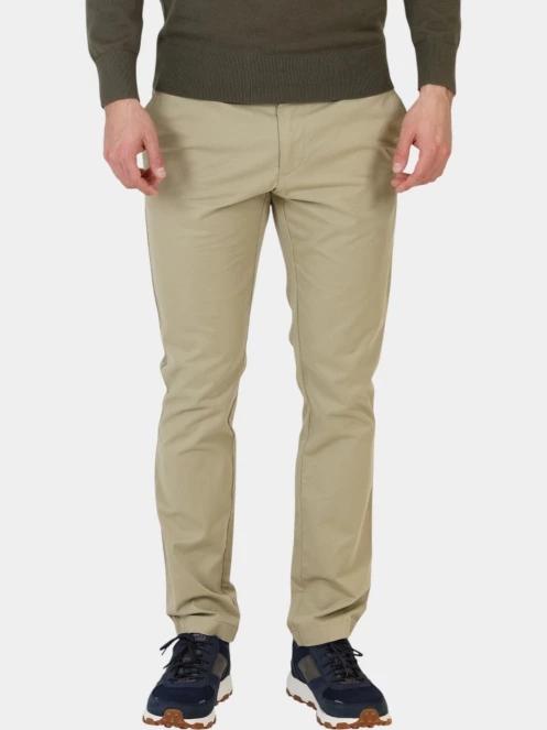 Timberland Twill Chino Pant (Slim) férfi chino nadrág oliva színben 2