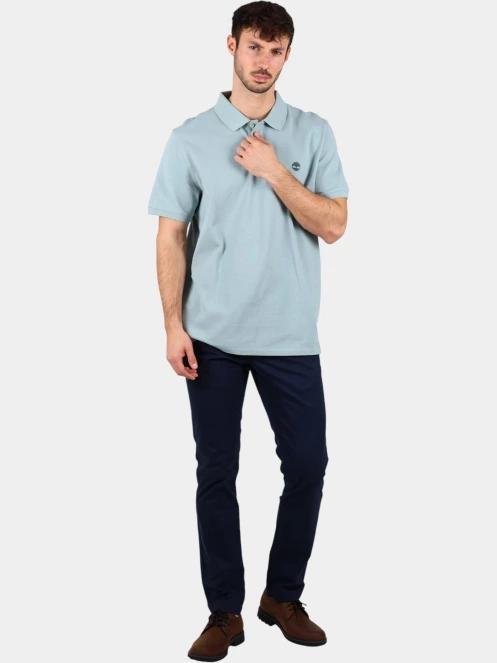 Timberland Twill Chino Pant (Slim) férfi chino nadrág sötétkék színben 5