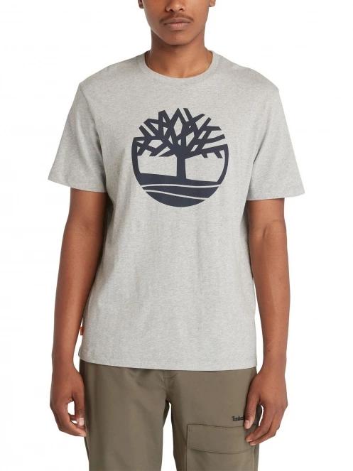 Timberland Tree Logo Short Sleeve Tee férfi rövid ujjú póló szürke színben 2