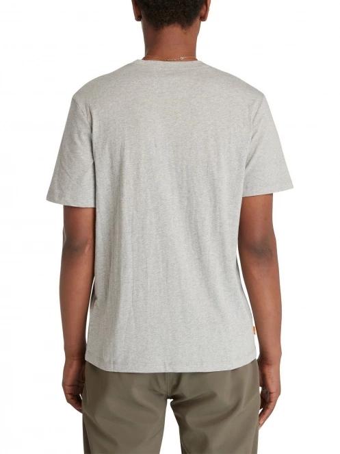 Timberland Tree Logo Short Sleeve Tee férfi rövid ujjú póló szürke színben 3