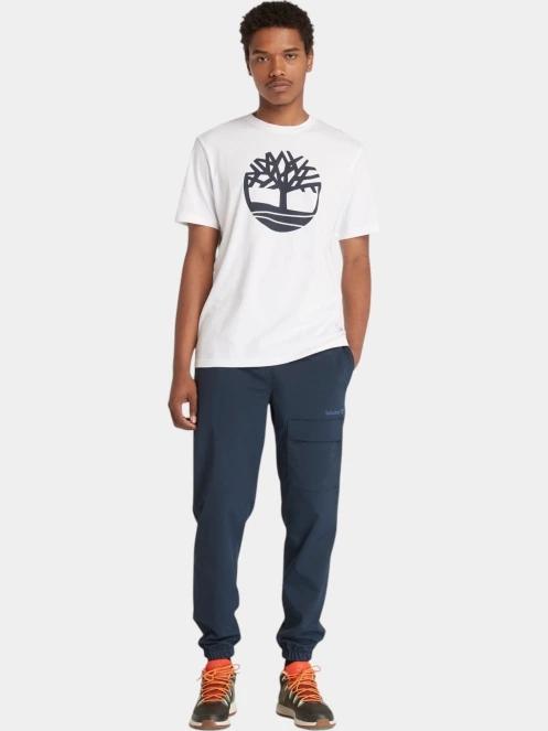 Timberland Tree Logo Short Sleeve Tee férfi rövid ujjú póló fehér színben 4