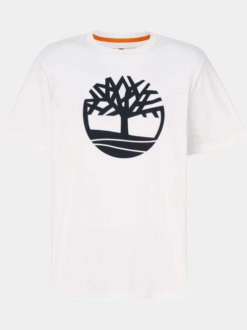Timberland Tree Logo Short Sleeve Tee férfi rövid ujjú póló fehér színben 6