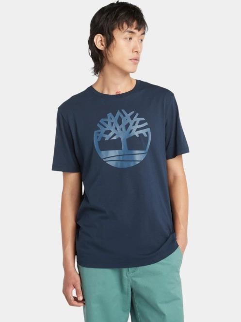 Timberland Tree Logo Short Sleeve Tee férfi rövid ujjú póló sötétkék színben 2
