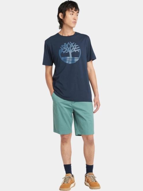 Timberland Tree Logo Short Sleeve Tee férfi rövid ujjú póló sötétkék színben 4