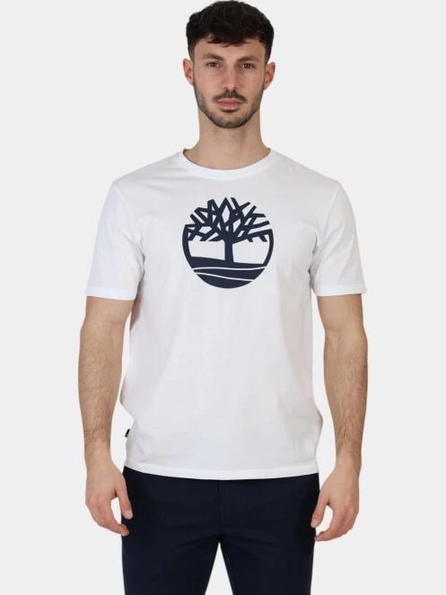 Timberland Tree Logo Short Sleeve Tee férfi rövid ujjú póló fehér színben 2