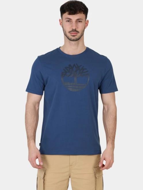 Timberland Tree Logo Short Sleeve Tee férfi rövid ujjú póló sötétkék színben 2