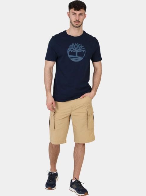 Timberland Tree Logo Short Sleeve Tee férfi rövid ujjú póló sötétkék színben 6