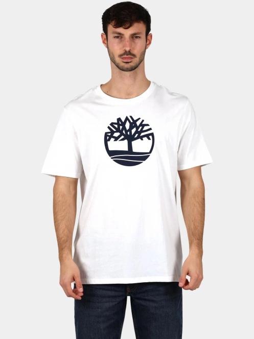 Timberland Tree Logo Short Sleeve Tee férfi rövid ujjú póló fehér színben 2
