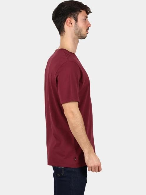 Timberland Tree Logo Short Sleeve Tee férfi rövid ujjú póló bordó színben 3