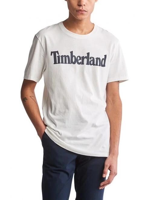 Timberland SS Kennebec River Linear Tee férfi rövid ujjú póló fehér színben 2