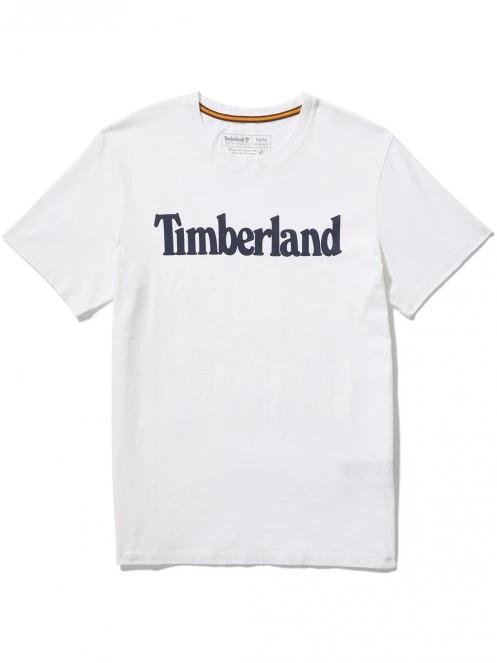Timberland SS Kennebec River Linear Tee férfi rövid ujjú póló fehér színben 5