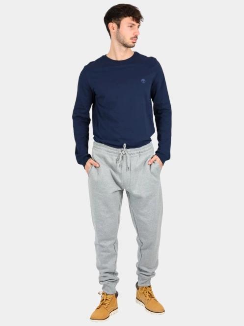 Timberland Brushed Back Sweatpant férfi tréning nadrág szürke színben 5