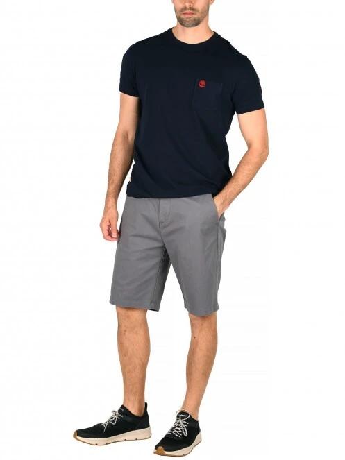 Timberland Straight Chino Short férfi rövidnadrág szürke színben 6