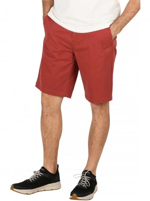Timberland Straight Chino Short férfi rövidnadrág piros színben 3