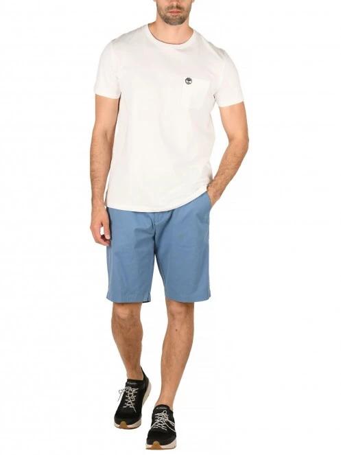 Timberland Straight Chino Short férfi rövidnadrág kék színben 6