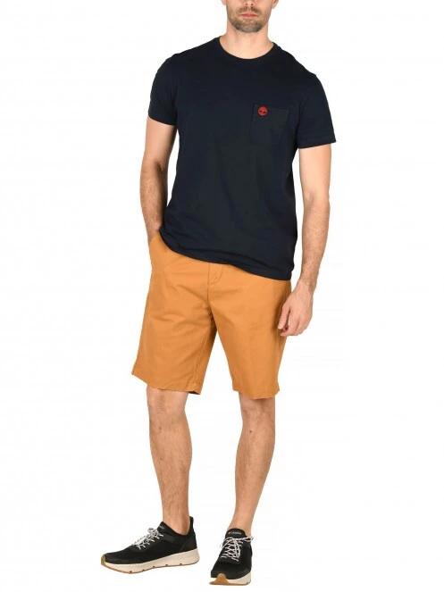 Timberland Straight Chino Short férfi rövidnadrág sárga színben 5