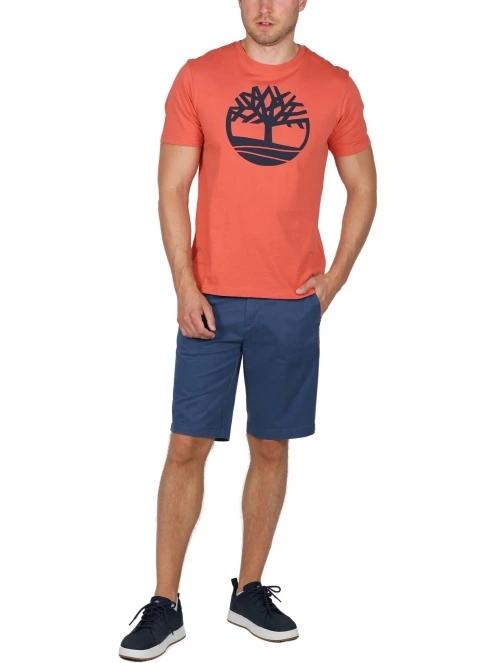 Timberland Stretch Twill Chino Short férfi rövidnadrág kék színben 5
