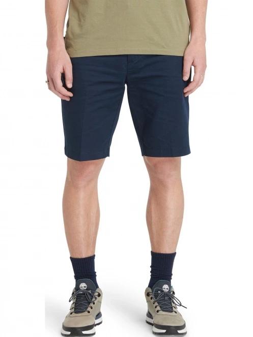 Timberland Stretch Twill Chino Short férfi rövidnadrág sötétkék színben 2