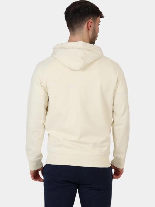 Timberland Loopback Full Zip Hoodie férfi kapucnis pulóver homok színben 4
