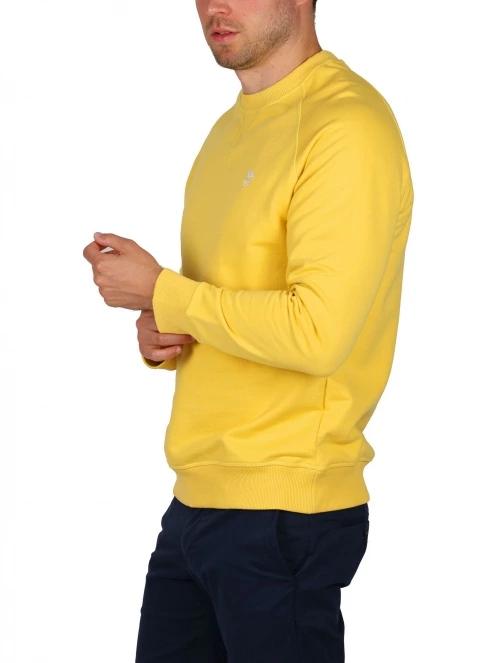 Timberland Loopback Crew Neck Sweatshirt férfi pulóver sárga színben 6