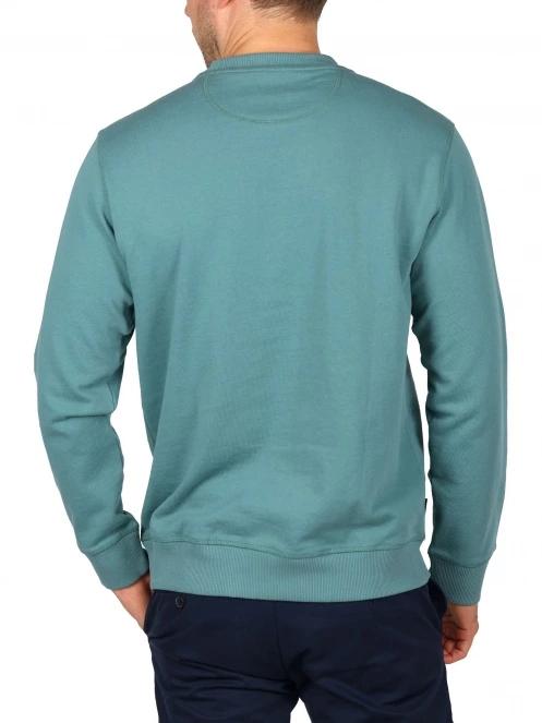 Timberland Embroidery Logo Crew Neck Sweats férfi pulóver zöld színben 4