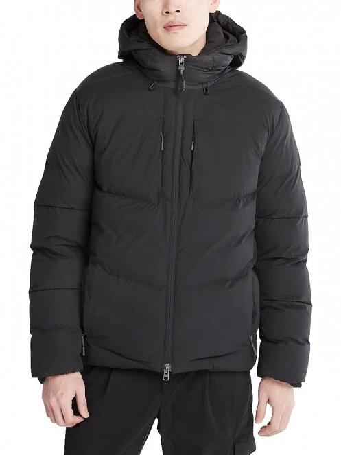 Timberland Neo Summit Warmest Quilted Hooded Jacket férfi utcai kabát fekete színben 2