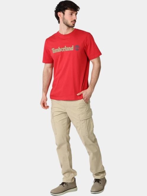 Timberland Twill Cargo Pant férfi cargo nadrág homok színben 5