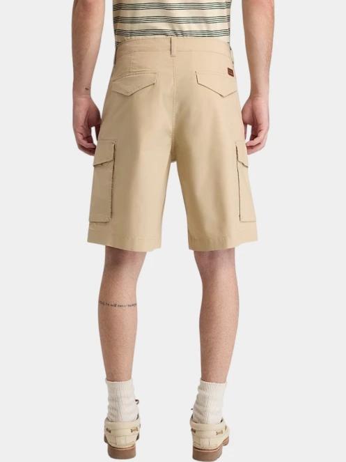 Timberland Poplin Cargo Short férfi oldalzsebes rövidnadrág homok színben 3