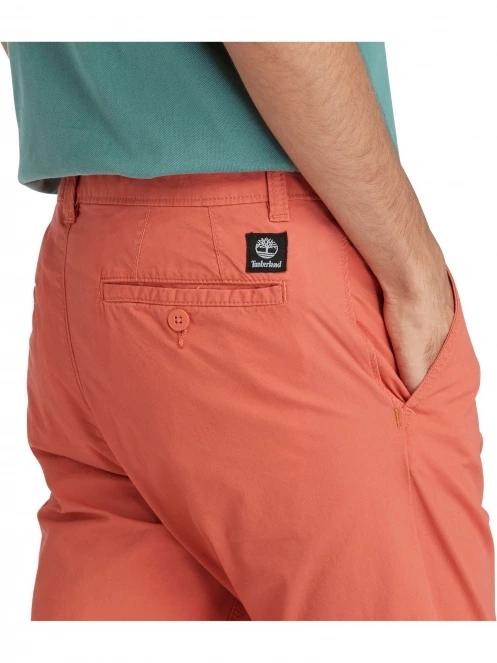 Timberland Poplin Chino Pant férfi chino nadrág piros színben 5