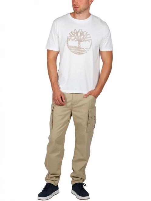 Timberland Brookline Twill Cargo Pant férfi cargo nadrág homok színben 5