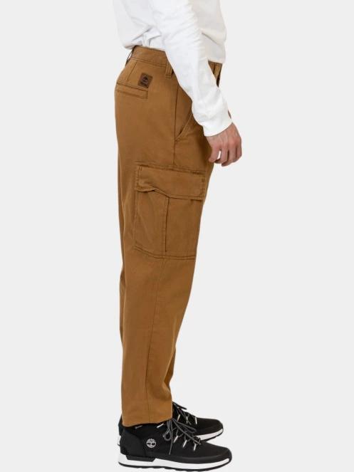 Timberland Twill Cargo Pant férfi cargo nadrág barna színben 4