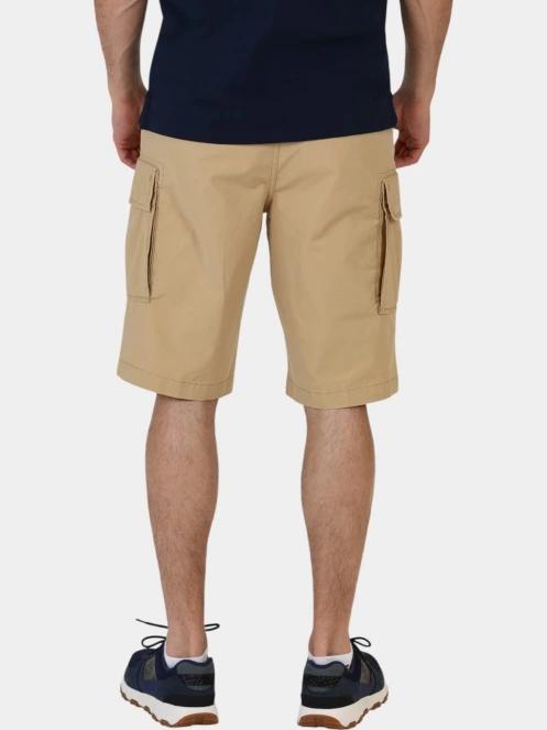 Timberland Poplin Cargo Short férfi oldalzsebes rövidnadrág barna színben 4