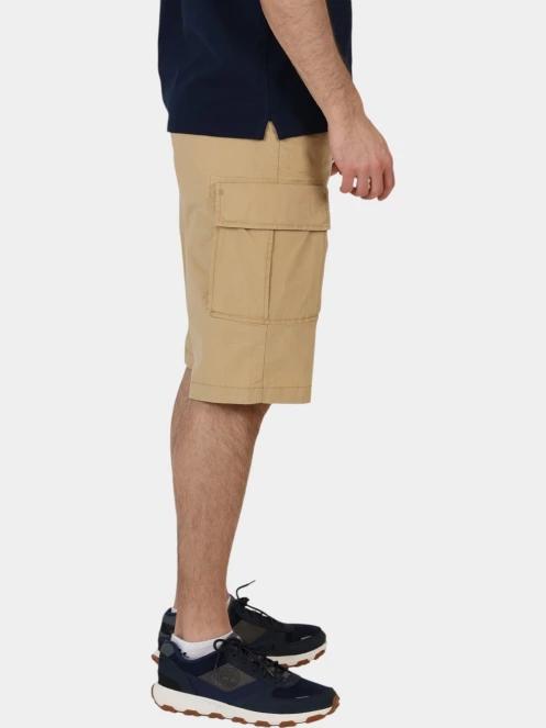 Timberland Poplin Cargo Short férfi oldalzsebes rövidnadrág barna színben 5