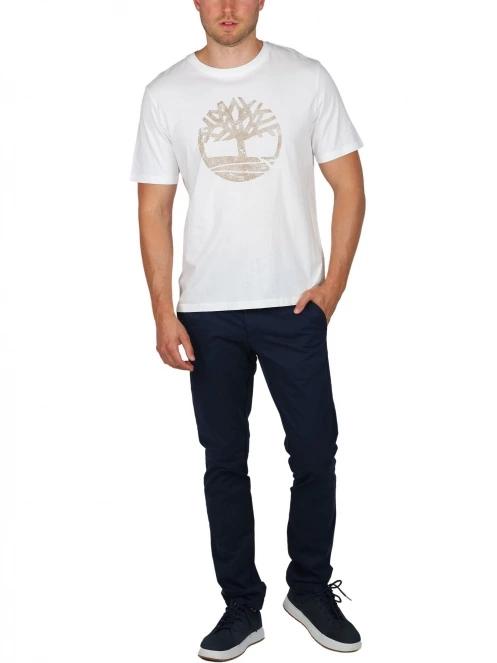 Timberland Merrymack River férfi rövid ujjú póló fehér színben 5