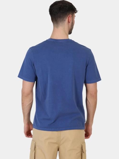 Timberland Garment Dye Logo Graphic Tee férfi rövid ujjú póló sötétkék színben 4