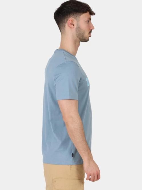Timberland Linear Logo Short Sleeve Tee férfi rövid ujjú póló kék színben 5