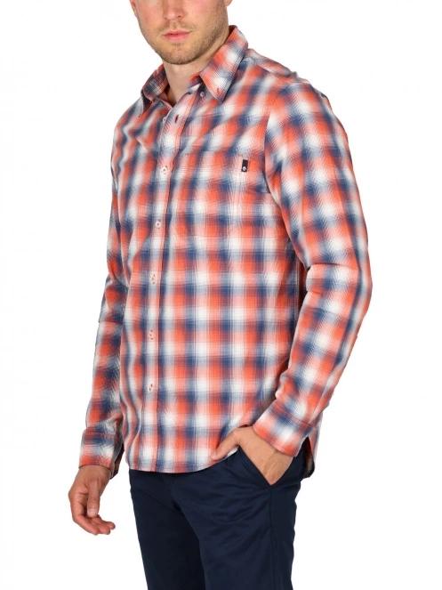 Timberland Check Poplin Shirt férfi hosszú ujjú ing piros színben 6