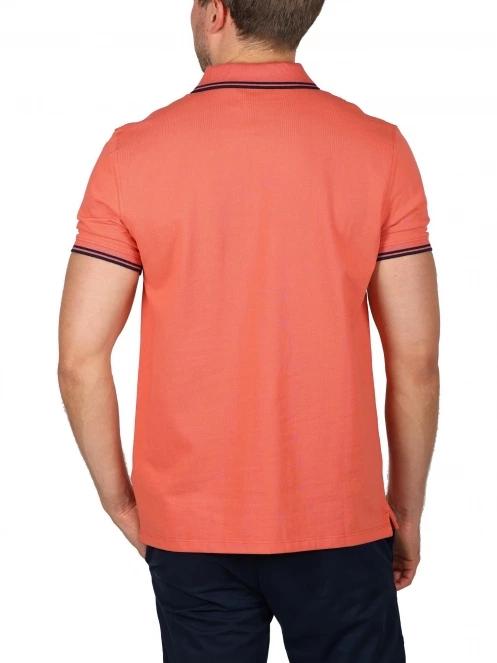 Timberland Tipped Pique Polo férfi galléros póló piros színben 4