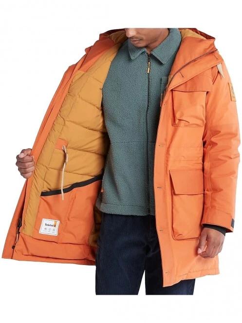 Timberland WP Wilmington Recycled Down Expedition Parka férfi télikabát narancssárga színben 5