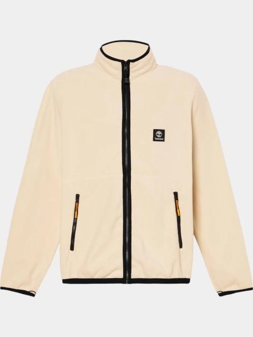 Timberland Full Zip Polar Fleece férfi polár pulóver homok színben 7