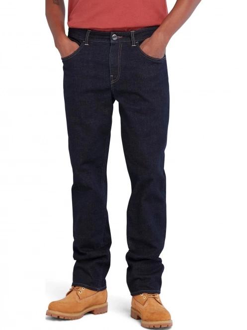Timberland Indigo Stretch Denim Pant férfi farmernadrág sötétkék színben 2
