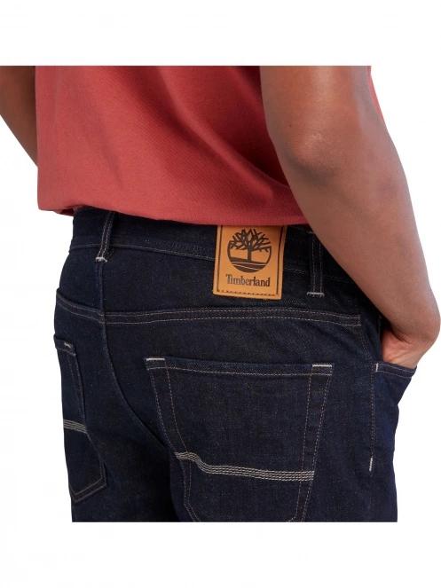 Timberland Indigo Stretch Denim Pant férfi farmernadrág sötétkék színben 5