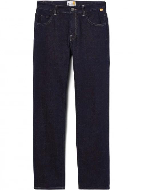 Timberland Indigo Stretch Denim Pant férfi farmernadrág sötétkék színben 6