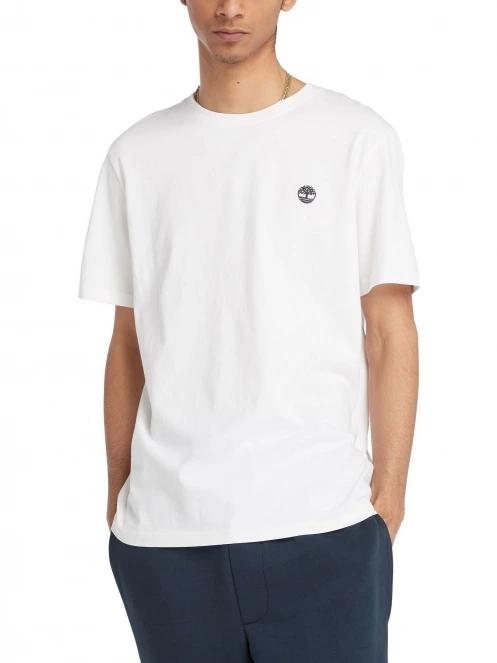 Timberland Ss Dunstan Tee férfi rövid ujjú póló fehér színben 4
