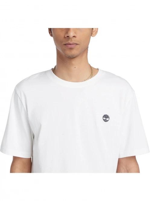 Timberland Ss Dunstan Tee férfi rövid ujjú póló fehér színben 6
