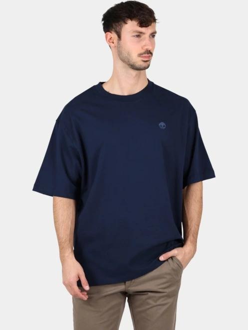 Timberland Short Sleeve Tee férfi rövid ujjú póló sötétkék színben 2